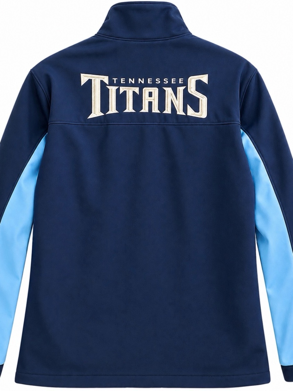 NFL Tennessee Titans Navy & Light Blue Soft Shell Jacket